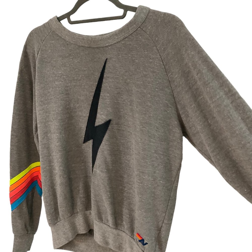 AVIATOR NATION: XS Neon Stripe Sweater